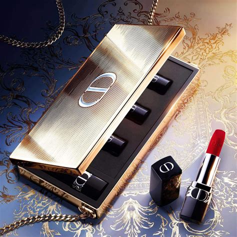 rouge dior minaudière clutch and lipstick collection - limited edition|Rouge Dior lipstick holder.